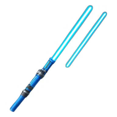 blue laser saber sticker