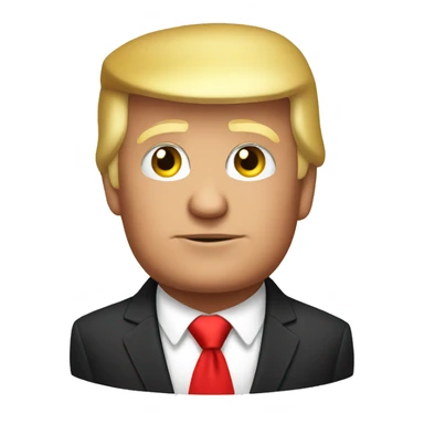 Donald Trump in a red dress sticker