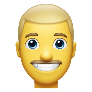 Smiley after a hair transplant sticker