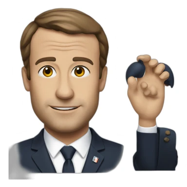 Macron say ok sticker