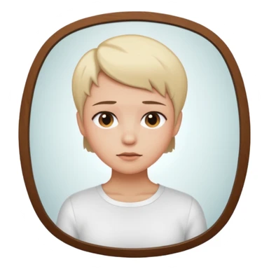 i look in the mirror sticker