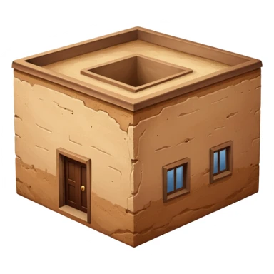 rammed earth house sticker