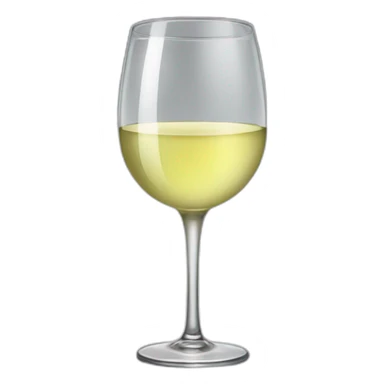 Glass of white wine sticker