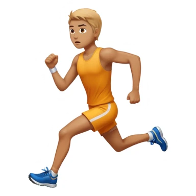 A person running for 30 minutes sticker
