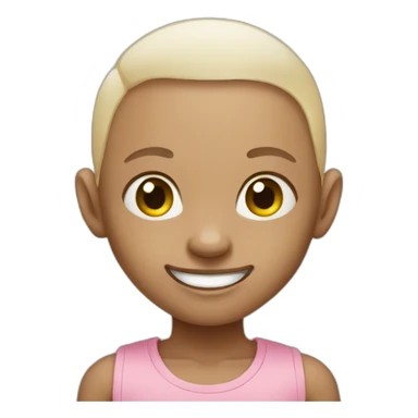 stronger together hairless smiley sticker