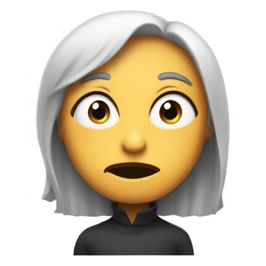 Emoi giving a side eye sticker