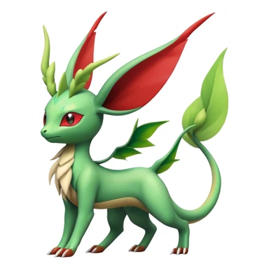 Flygon-Drakeon-Leafeon-Hybrid-Creature sticker