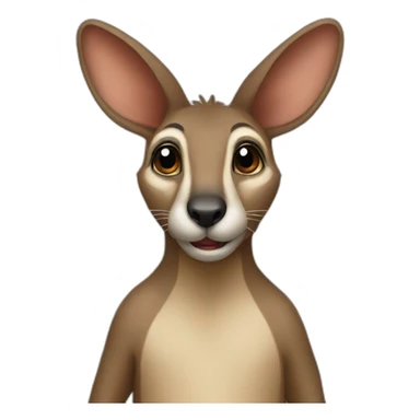 Un kangourou sticker