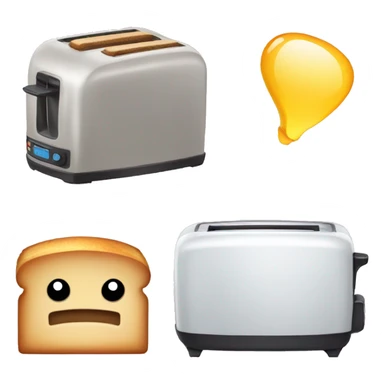 Toaster and bathtub sticker