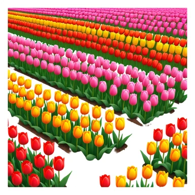 Tulips in Holland sticker