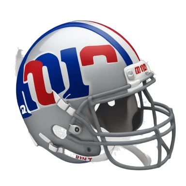 New York giants helmet sticker