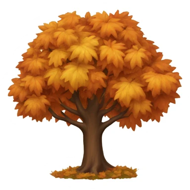 autumn tree sticker