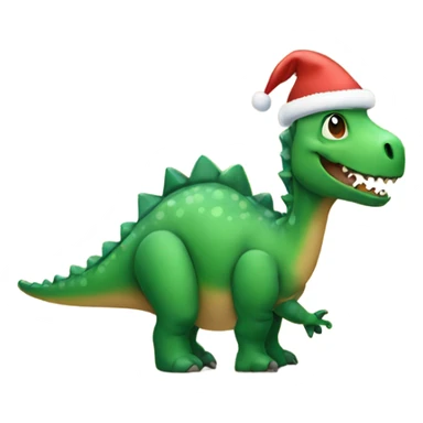 Christmas dinosaur  sticker