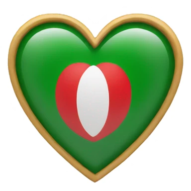 italy heart sticker