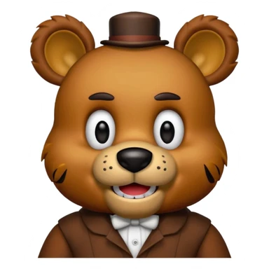 Freddy Faz Bear sticker