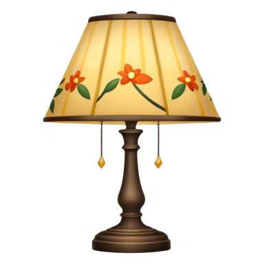 patterned lamp sticker