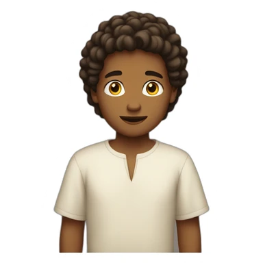 Young Peter from bible sticker