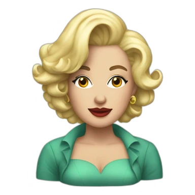 Marilyne monero sticker