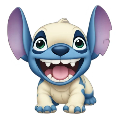 Stitch from lilo and stitch movie  sticker