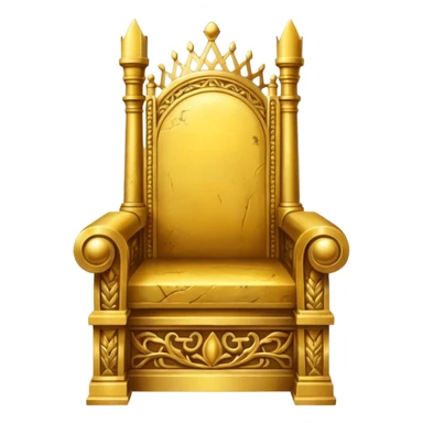 The throne of ancient kings in full majesty sticker