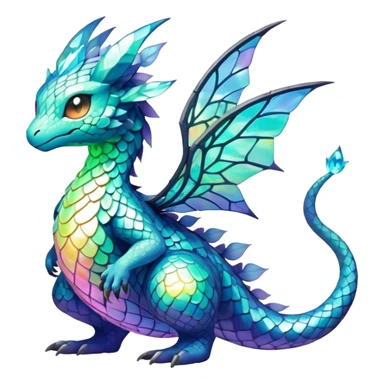 Elemental magical natural Pokémon-Fakémon-creature sticker