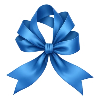 blue ribbon sticker