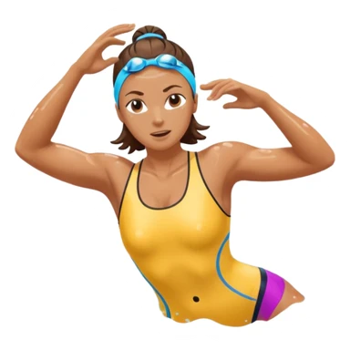 swimmer Athlete in Action sticker