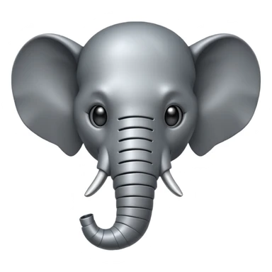 robot elephant head sticker