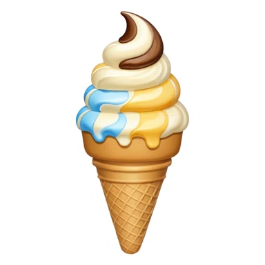 ice cream cone sticker