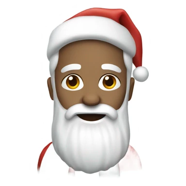 White santa clause  sticker