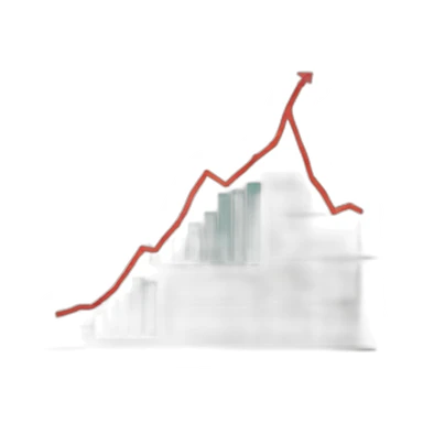 Economy chart sticker