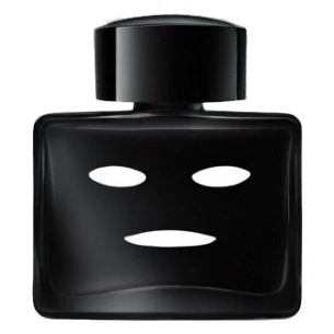 Black phantom perfume sticker