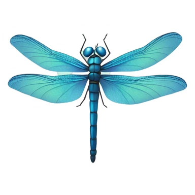 Magical Blue dragonfly sticker