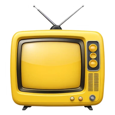 Mobile yellow tv sticker