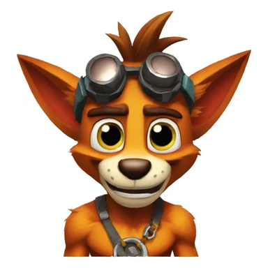 Crash bandicoot wow sticker
