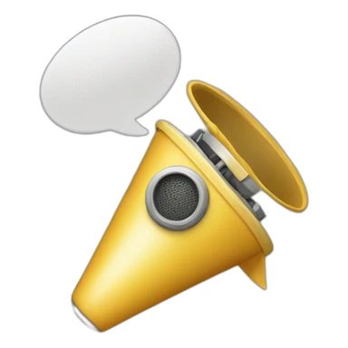 megafono sticker