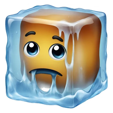 Melting Ice cube  sticker