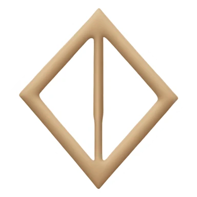 Beige minimalist arrow sticker