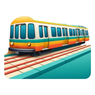 stylized subway lines on card. sticker