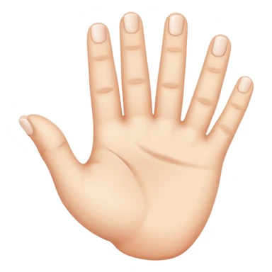 U shape fingers emoji create sticker