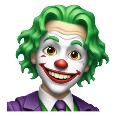 The joker from Batman sticker