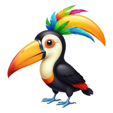 Toucan drinking beer  sticker