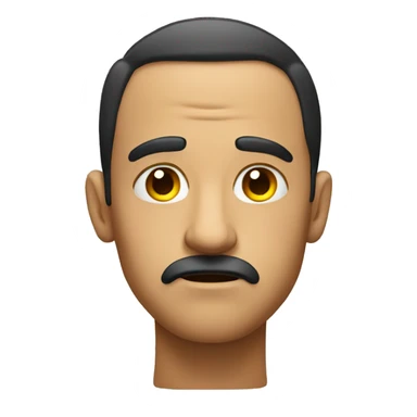 side eye with frown sticker