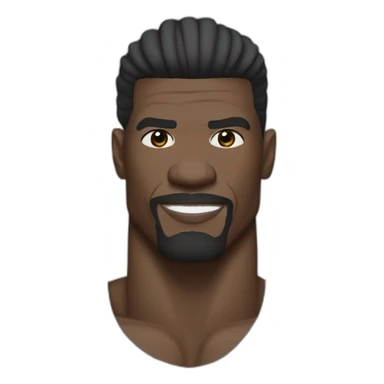 Terry crews with long black hair and flag headband sticker