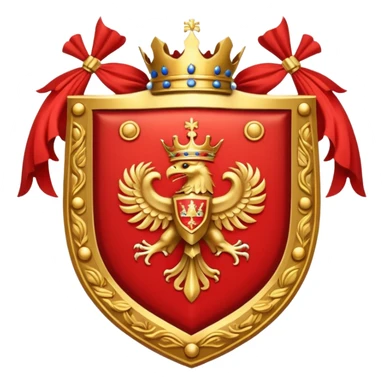 Royal coat of arms sticker