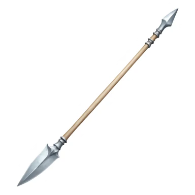 Long thin bone spear weapon sticker
