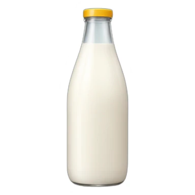 bottle of milk sticker