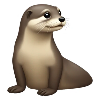 Loutre paresseuse  sticker