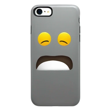 Phone case metal grey sticker
