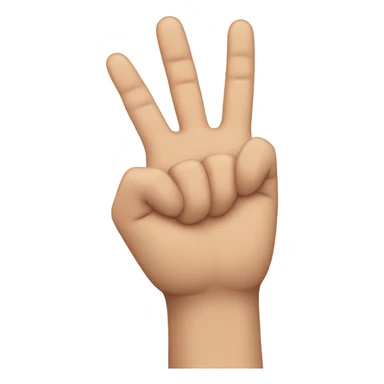 Signal 4 and a half with your hand sticker